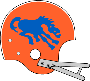 Denver Broncos 1962 Helmet Logo fabric transfer